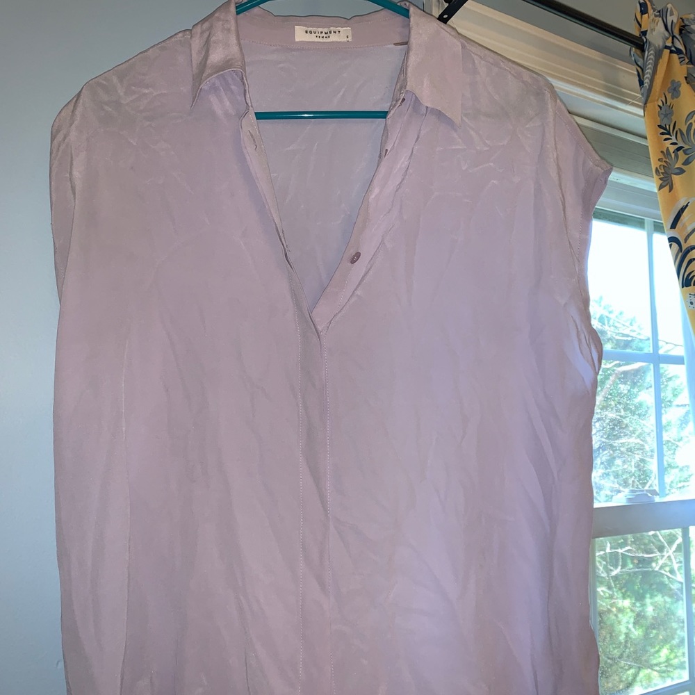 equipment short sleeve blouse- size Small